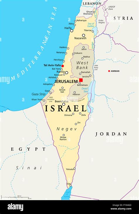 Jerusalem In Israel Map