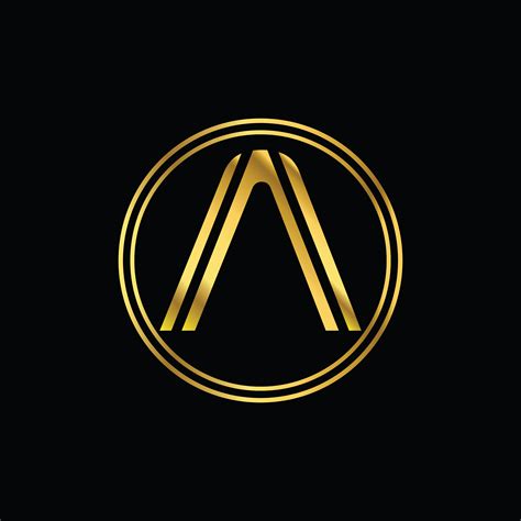 A LOGO GOLD By CurutDesign | TheHungryJPEG