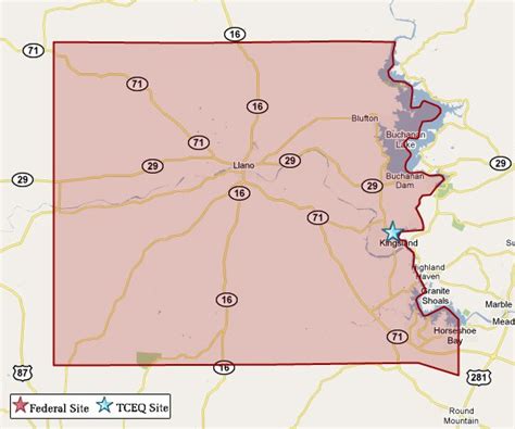 llano county map - Texas Commission on Environmental Quality - www.tceq ...