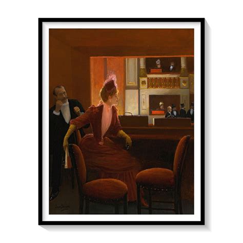 La Loge Painting & Wall Art Print by Jean Georges - Dessine Art