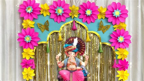 Innovative Ganpati Decoration Ideas For Home 2022 - Ganpati Ganesh ...