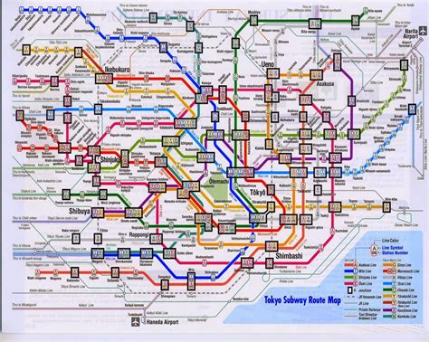 Tokyo Metro Subway Map