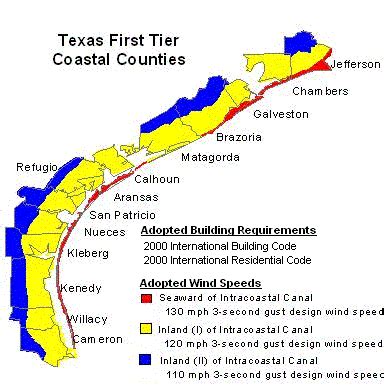 Texas Coastal Maps: Hurricane Storm Shutters - D&C Storm Solutions