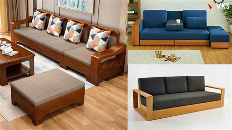 New Style Wooden Sofa Set Designs | Baci Living Room