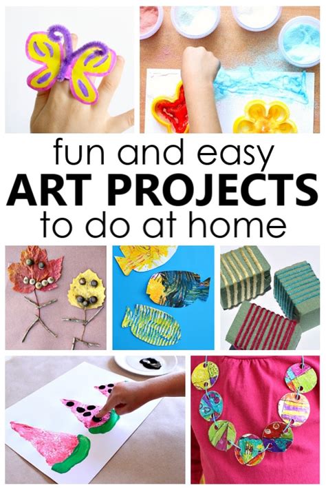 Easy Art Projects to Do at Home - Fantastic Fun & Learning