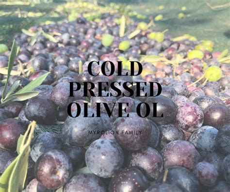 Cold Pressed Olive Oil: How to Identify It - Myrolion Family