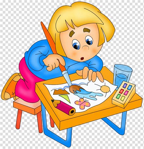 Child Drawing Clip Art For Kids