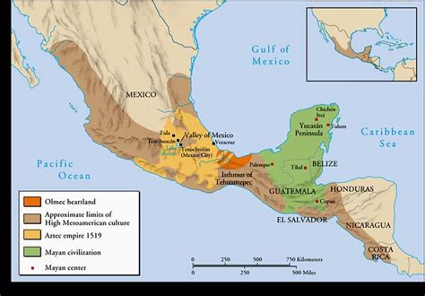 Kabihasnang Mesoamerica Map