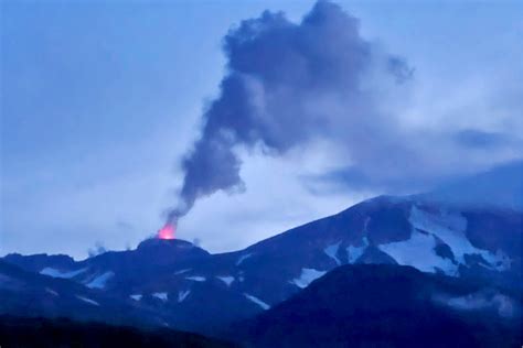 Three volcanoes are erupting at the same time in Alaska