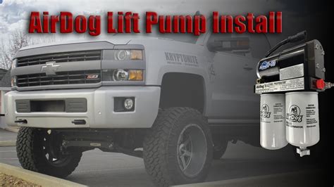 AirDog Lift Pump Installation For Duramax Diesel Trucks - YouTube