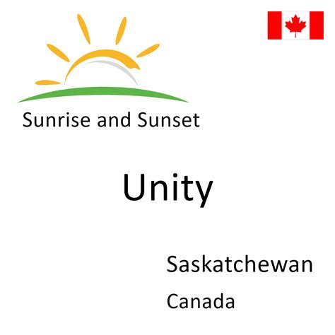 Sunrise and Sunset Times in Unity, Saskatchewan, Canada