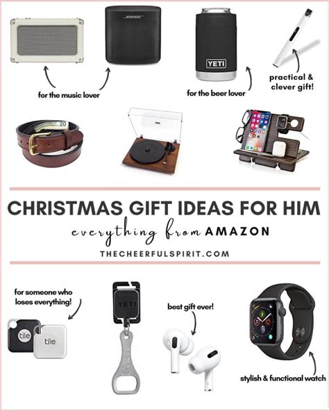 32+ Best Christmas Gift Ideas For Men! - The Cheerful Spirit