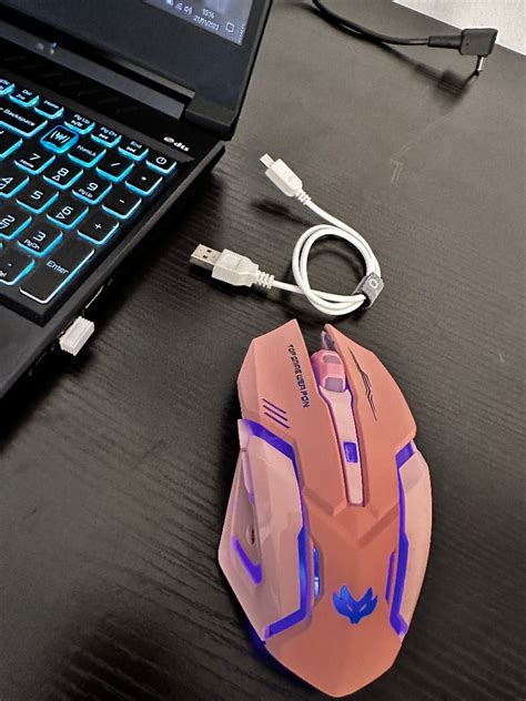 Wireless Gaming Mouse (PINK) Rechargeable, Computers & Tech, Parts ...