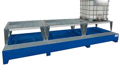 IBC Spill Containment Pallet - 3 IBC Totes - Dispensing Platform & 3 ...