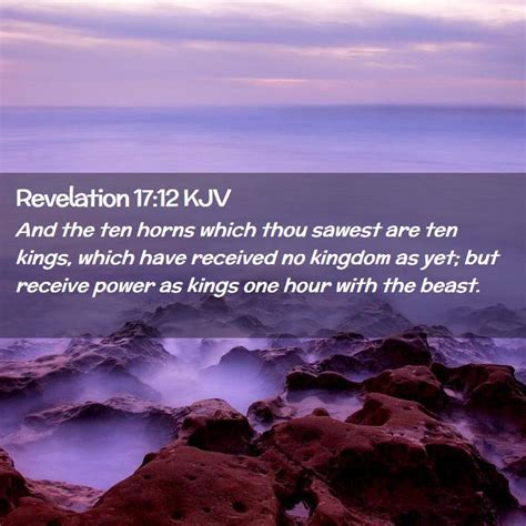 Revelation 17:12 KJV Bible Verse Images