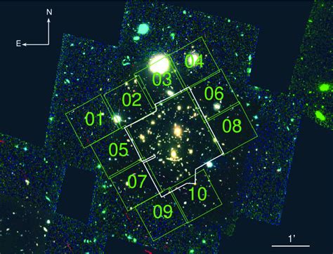 Data of the Abell 370 (A370) cluster used in this work. Newly acquired ...