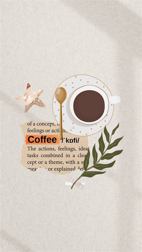 Aesthetic coffee beige iPhone wallpaper | Premium Photo Illustration ...