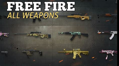 Free Fire Gun List: Which Are The Strongest And Weakest Guns In Free Fire?