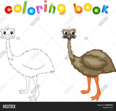 Funny Cartoon Emu. Vector & Photo (Free Trial) | Bigstock