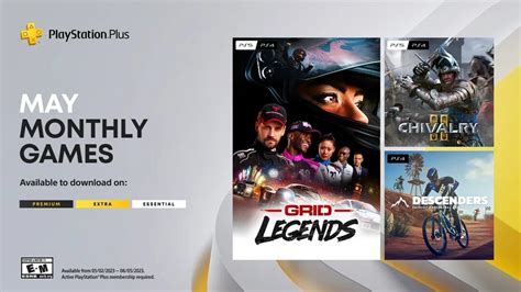 PlayStation Plus May 2023 Games: GRID Legends, Chivalry 2, more for ...