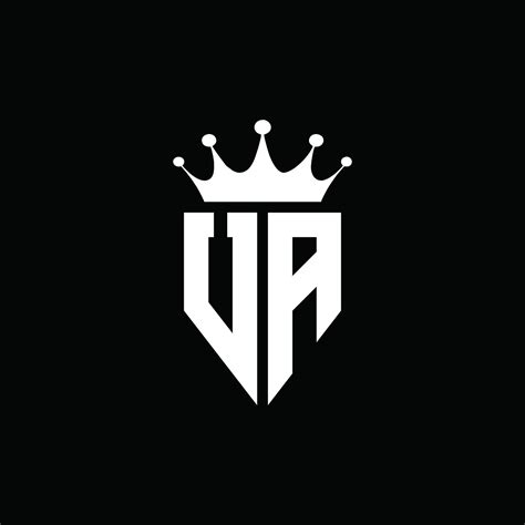 UA logo monogram emblem style with crown shape design template 4284017 ...