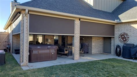 Motorized Patio Screens & Retractable Shades - Sunset Outdoor ...