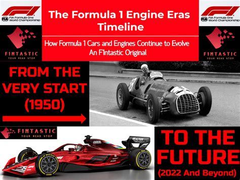 All The Formula 1 Engine Eras - An F1ntastic Original Infographic