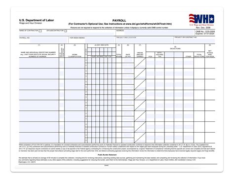 Certified Payroll Form 2023 - Printable Forms Free Online