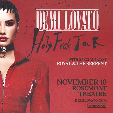 Demi Lovato: Holy Fvck Tour – New Date – 101.9fm The MIX – WTMX Chicago