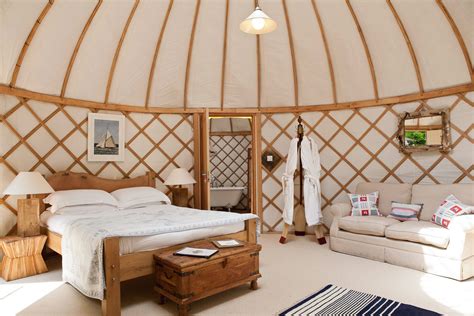 Priory Bay Yurt luxury (With images) | Yurt home, Yurt living, Yurt ...