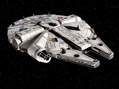 Millenium Falcon Space Ship Star Wars 3D model | CGTrader