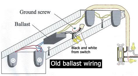 How to wire electronic ballast