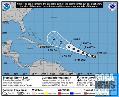 TROPICAL STORM LEE: Will Become Major Hurricane, Path Points Florida ...