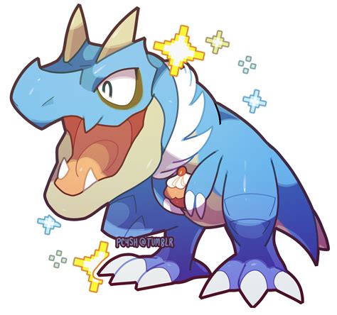 Shiny Tyrunt by MBLOCK on DeviantArt