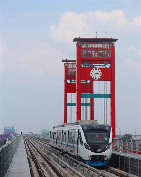 Mengintip Tampilan LRT Palembang yang Punya Desain Futuristik