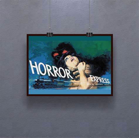 Horror Express 1972 Poster Science Fiction-horror Film Wall - Etsy