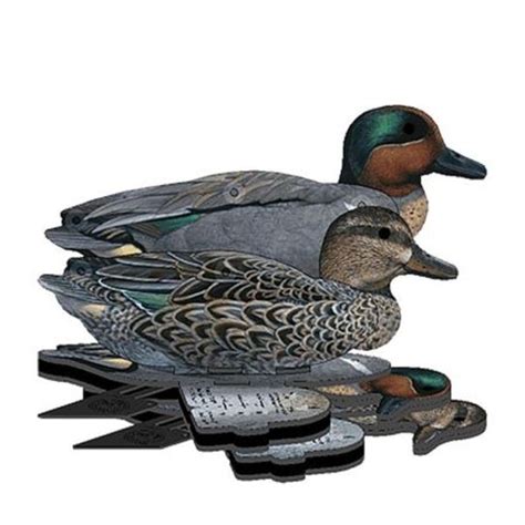 FUD Green Wing Teal Decoys 6 Pack - A1 Decoy