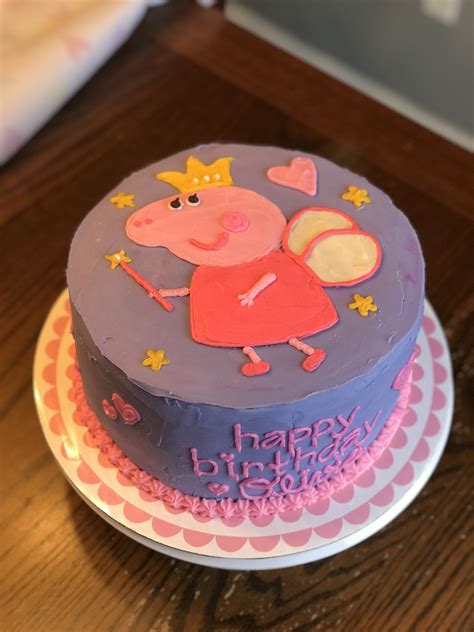 Fairy princess Peppa Pig cake | Cake, Peppa pig cake, Pig cake