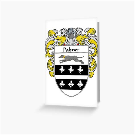 "Palmer Coat of Arms / Palmer Family Crest" Greeting Card by IrishArms ...