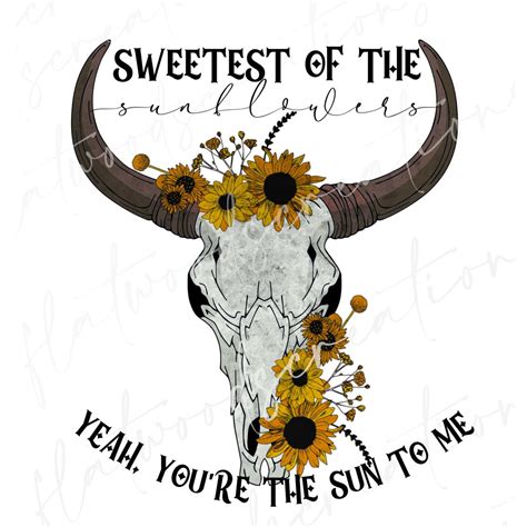 Sweetest of the Sunflowers Sun to Me Lyrics Zach Bryan - Etsy