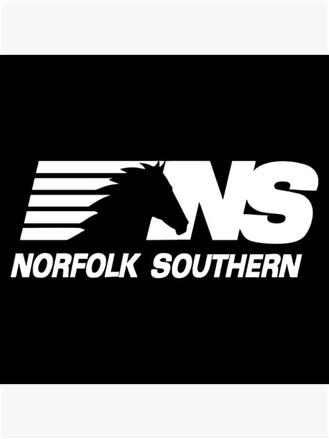 "Norfolk Southern Logo" Poster for Sale by jarcosoral | Redbubble