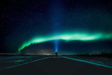 Aurora Borealis, Alone, Northern Lights, Aurora Borealis HD wallpaper ...