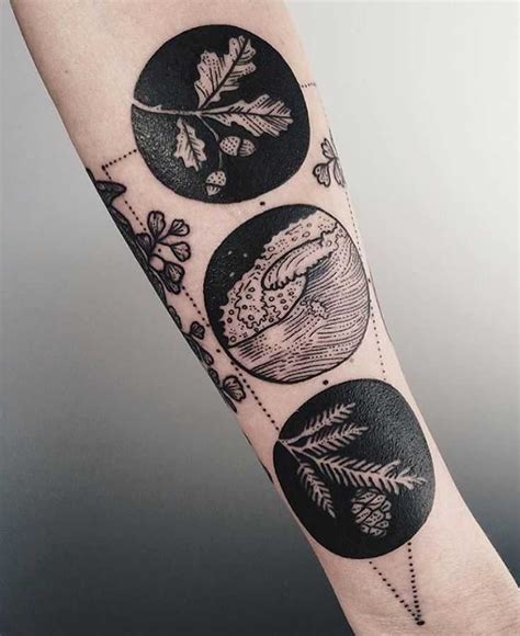 Gorgeous circle tattoos - Tattoogrid.net