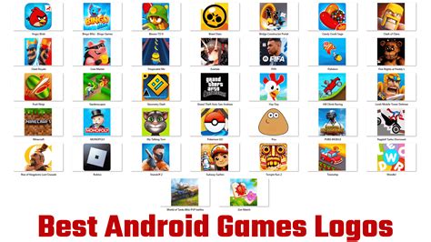 Best Android Games Logos