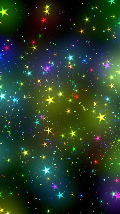 Iphone Wallpaper Colorful Stars, Sky, Abstract Design - Phone ...