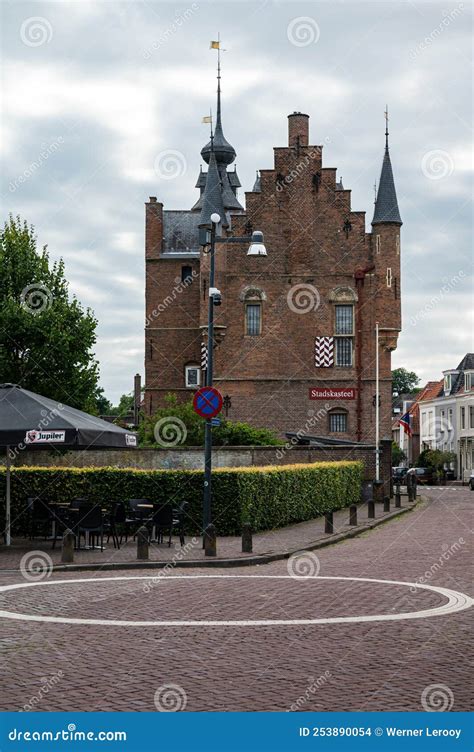 Zaltbommel, Gelderland, the Netherlands - the City Castle and Square ...