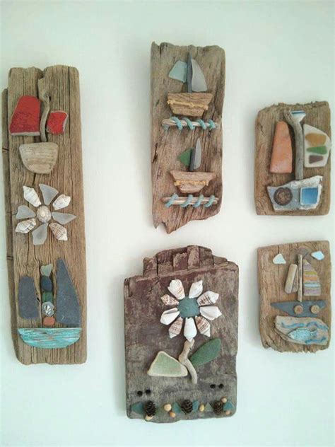 Driftwood art work. Sea side art by Philippa Komercharo. | Sassi ...