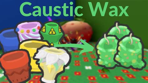 How to get CAUSTIC WAX from Planters | Bee Swarm Simulator - YouTube