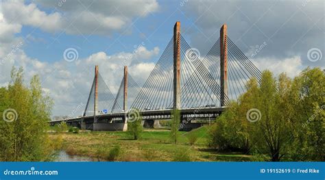 Bridge in Zaltbommel, Netherlands Stock Image - Image of trees, green ...