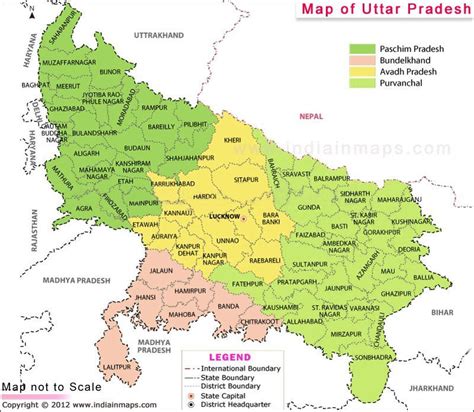 Uttar Pradesh HD map online- Uttar pradesh maps image - New UP HD maps ...